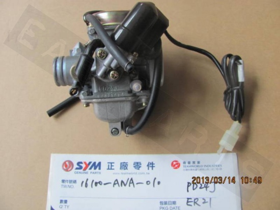 Carburateur Deni PD24J SYM Fiddle II 125 4T E3 2010-2014